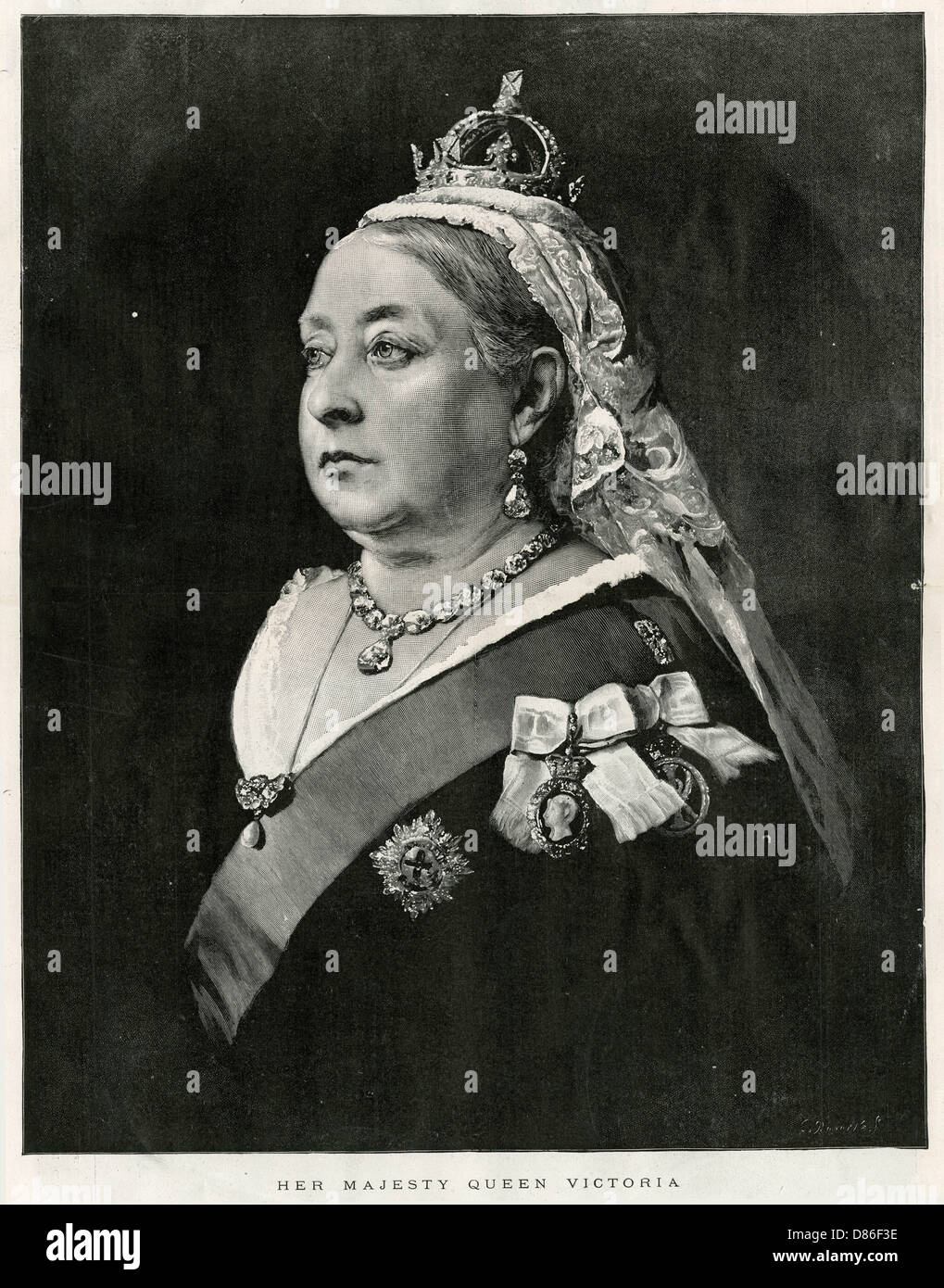 Queen Victoria Foto Stock