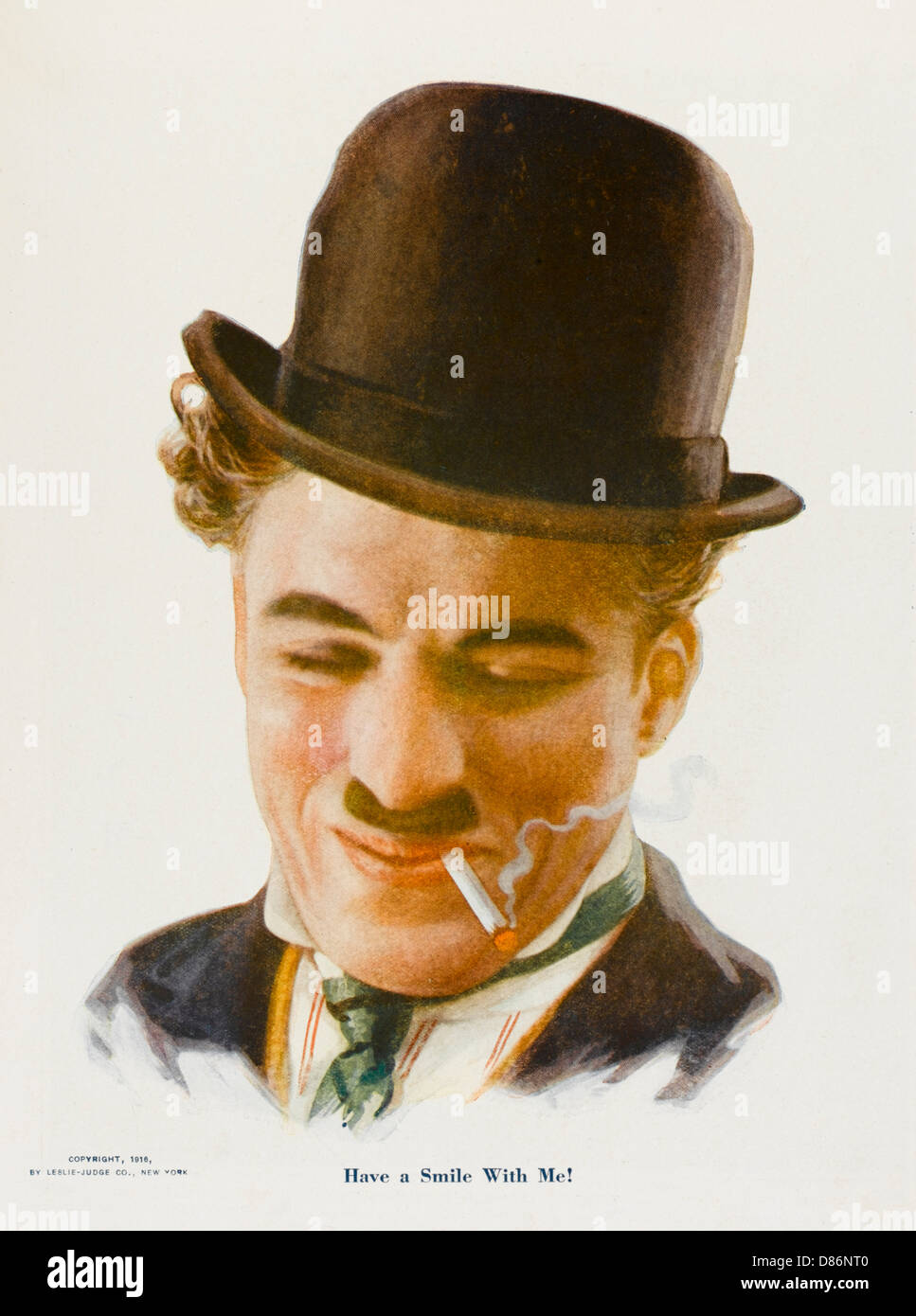 Chaplin - la pellicola lampeggia Foto Stock