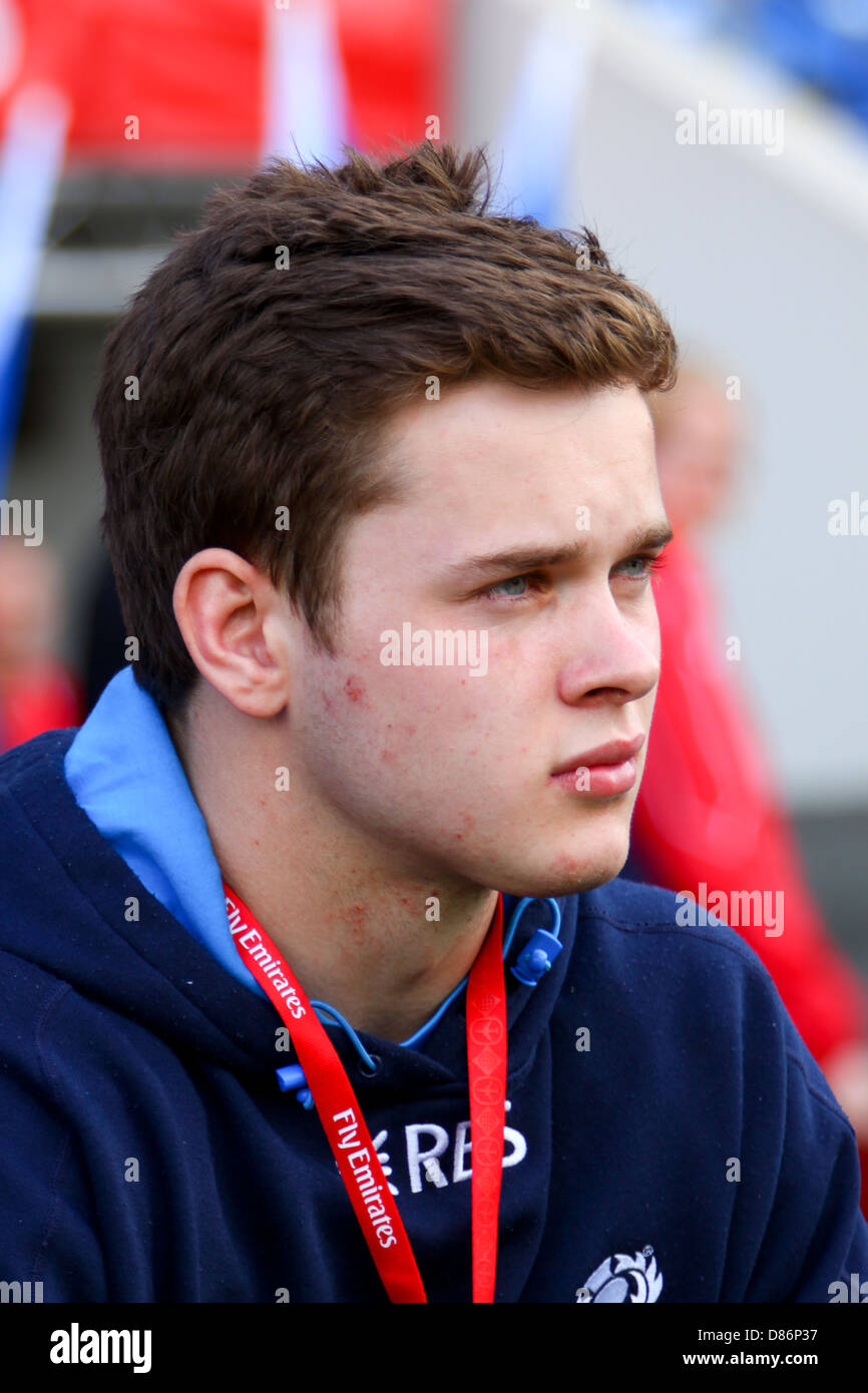 Scottish Rugby player center Chris Dean Foto Stock