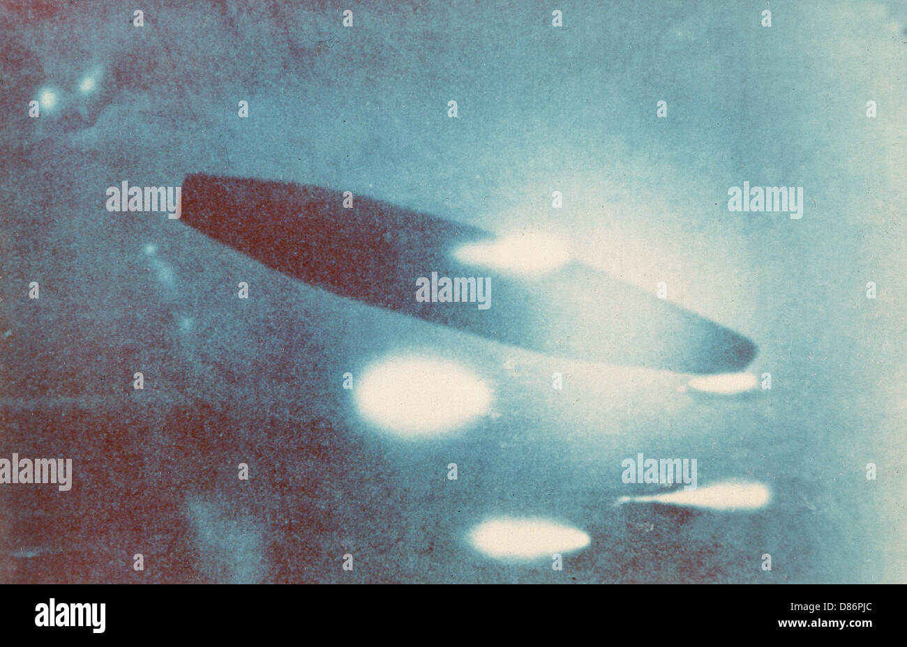 Gli UFO Adamski Foto Stock