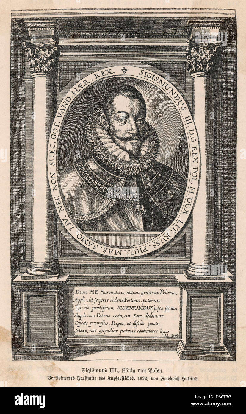 Sigismondo iii vasa re di polonia immagini e fotografie stock ad alta
