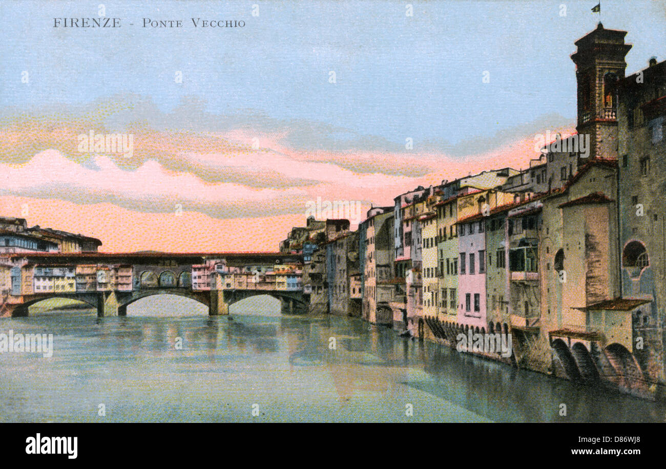 FIRENZE/PONTE VECCHIO Foto Stock