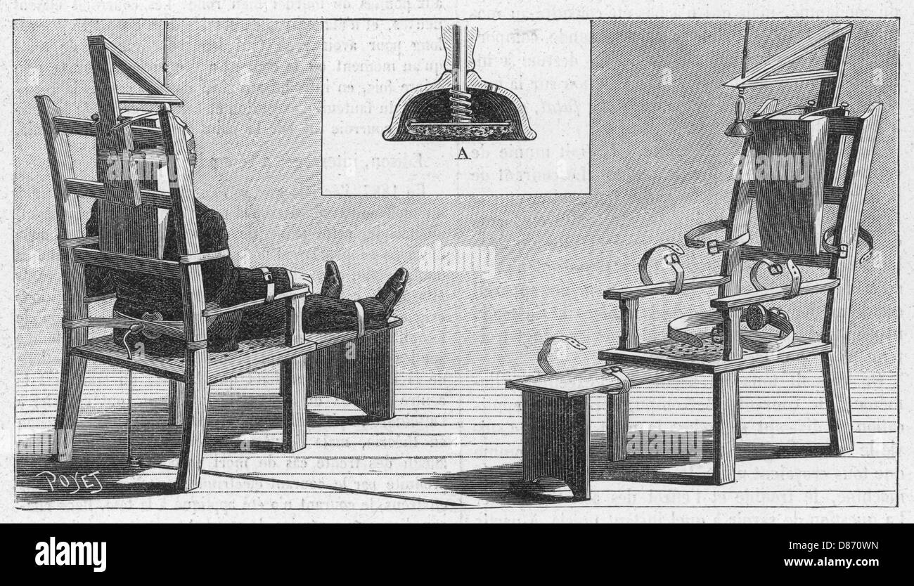 SEDIA ELETTRICA Foto Stock