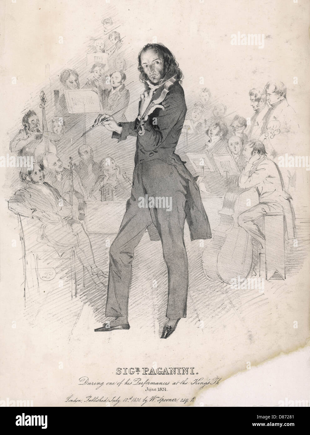 TEATRO DEL RE PAGANINI Foto Stock