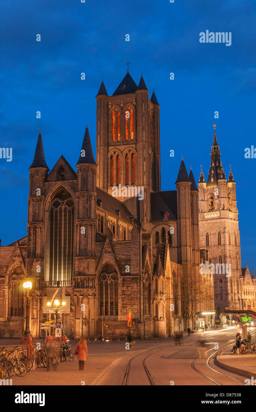 Sint Niklaaskerk chiesa di St Nicholas Gent Belgio Foto Stock