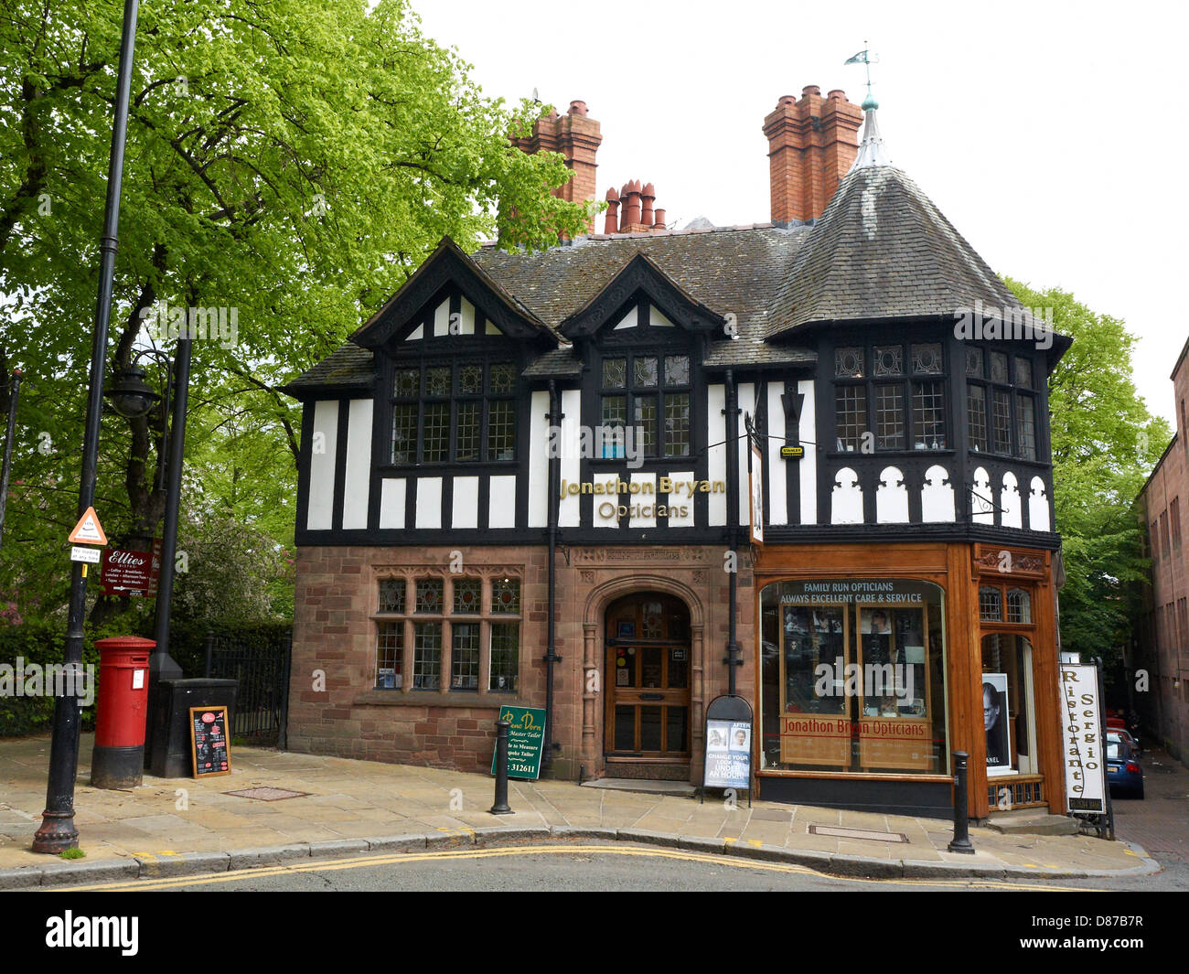 St Oswald's Chambers in Chester Cheshire Regno Unito Foto Stock