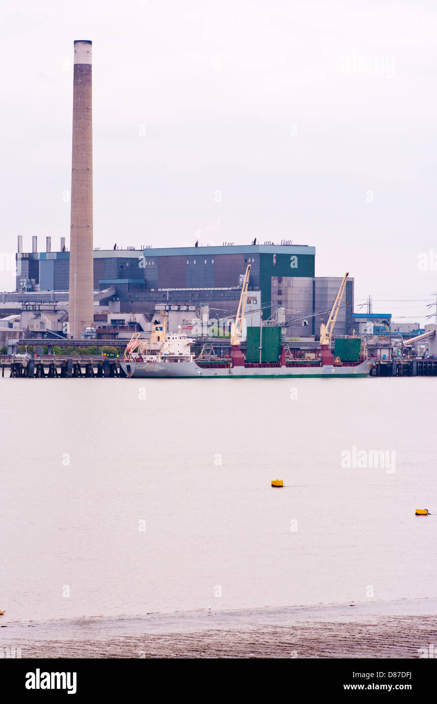 Tilbury Power Station Essex England Regno Unito Foto Stock