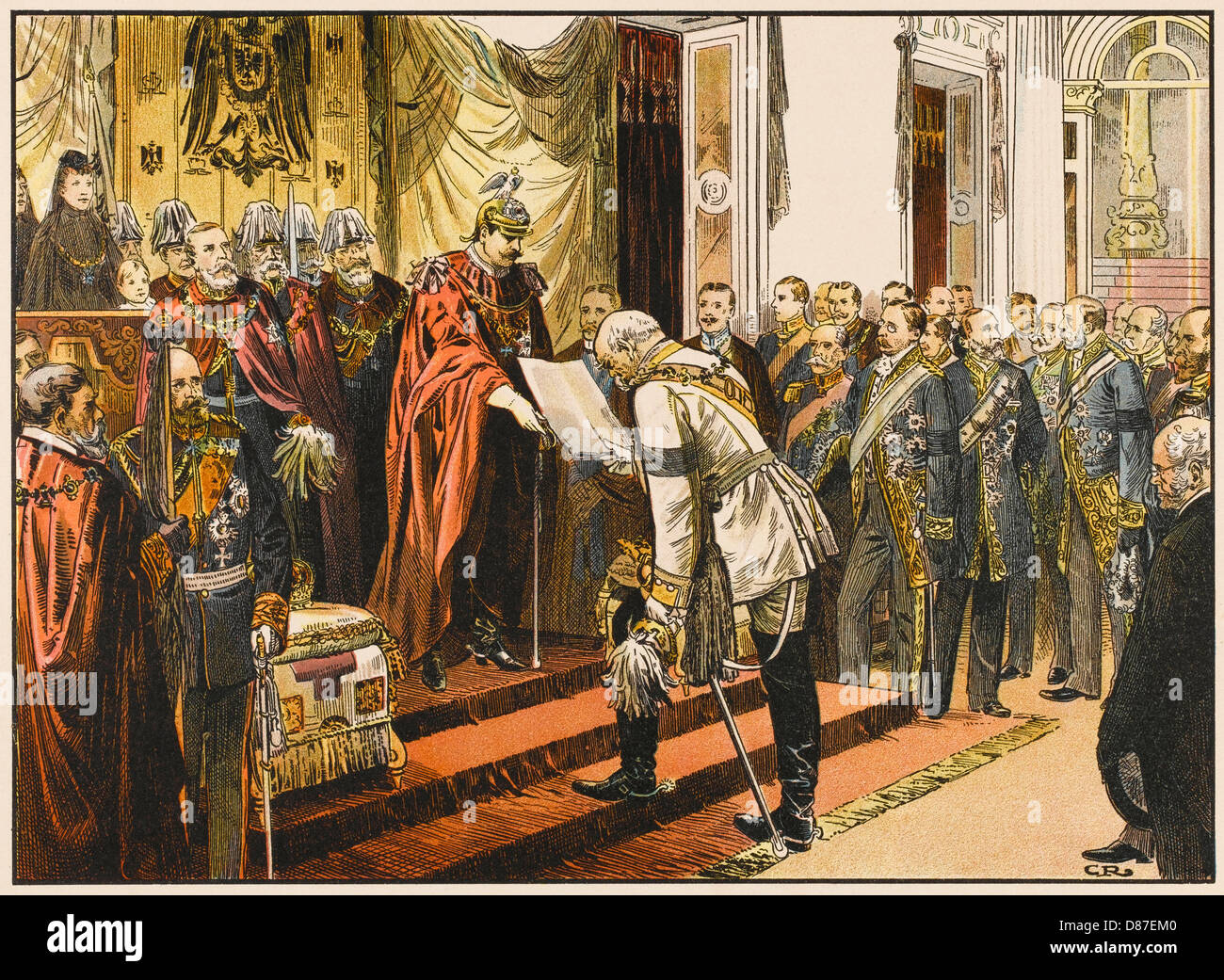 GUGLIELMO II/REICHSTAG Foto Stock