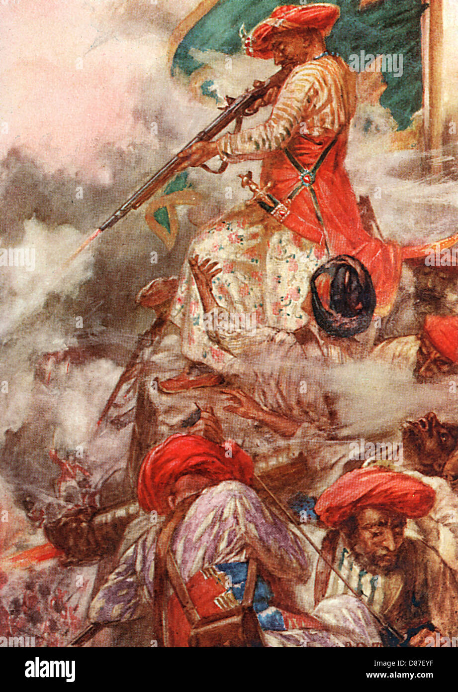 TIPU DIFENDE MYSORE/1799 Foto Stock TIPU DIFENDE MYSORE/1799 Foto Stock
