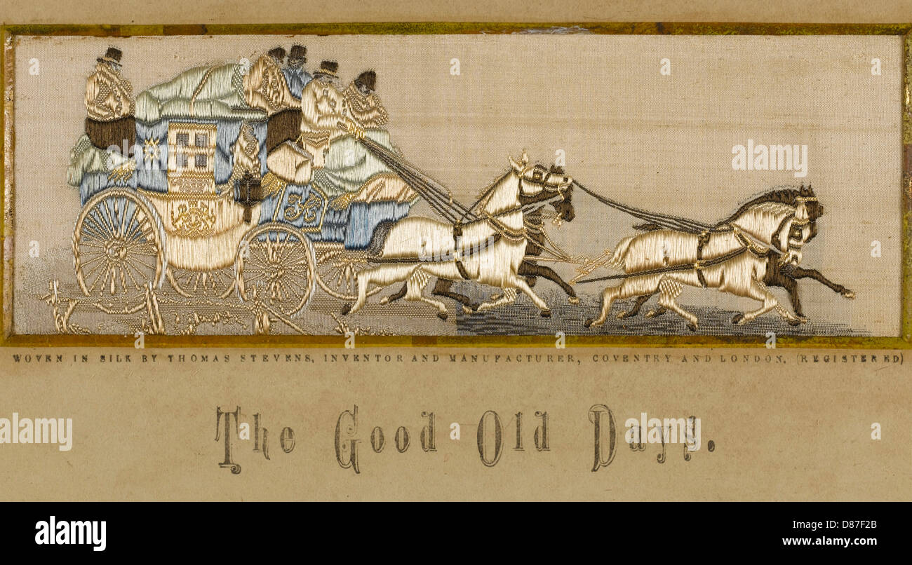 Stagecoach buoni vecchi giorni Foto Stock