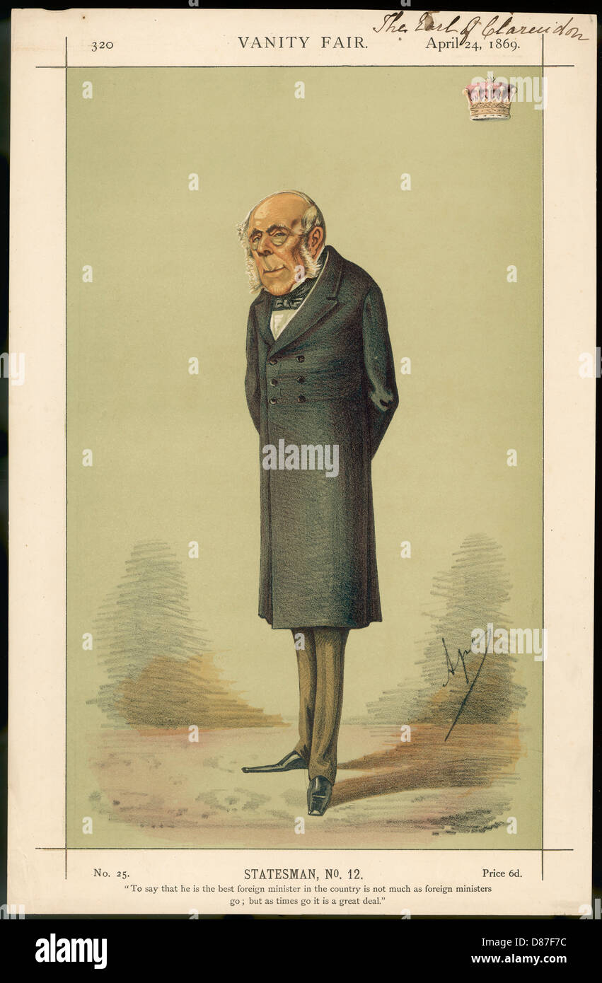 GEORGE WILLIAM FREDERICK VILLIERS Foto Stock