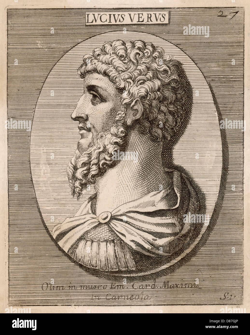 IMPERATORE VERUS Foto Stock