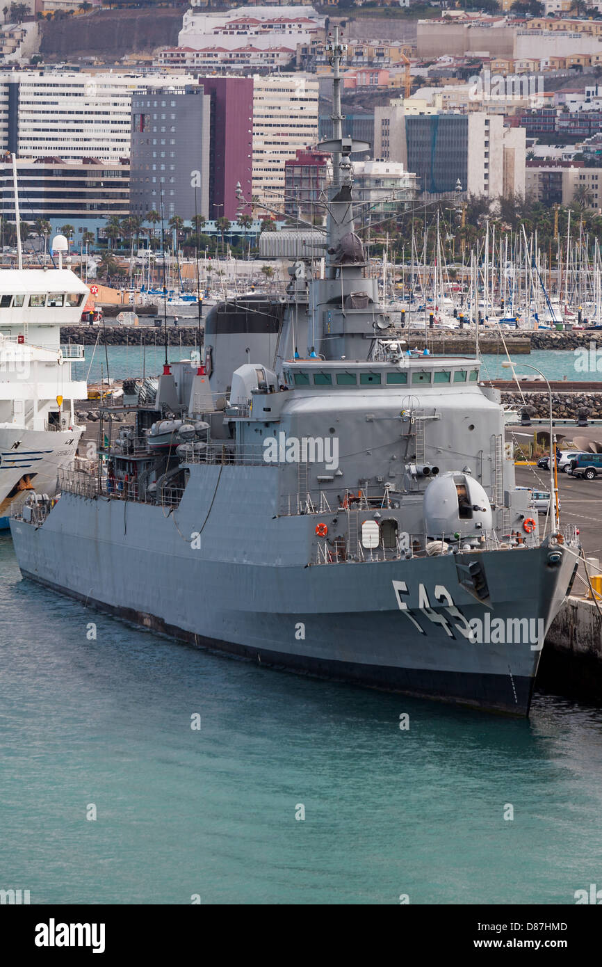 Liberale classe Niterói fregate brasiliano Marina.costruito dal cantiere navale britannica Vosper Thornycroft negli anni ottanta Foto Stock