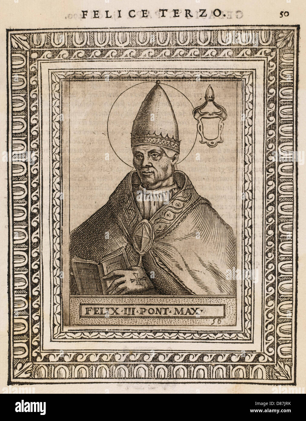 PAPA FELIX III / II Foto Stock