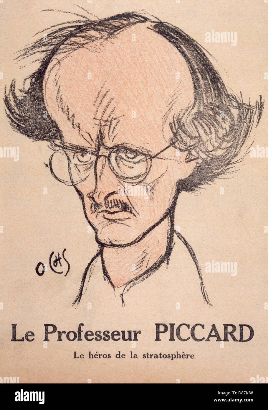 AUGUSTE PICCARD Foto Stock