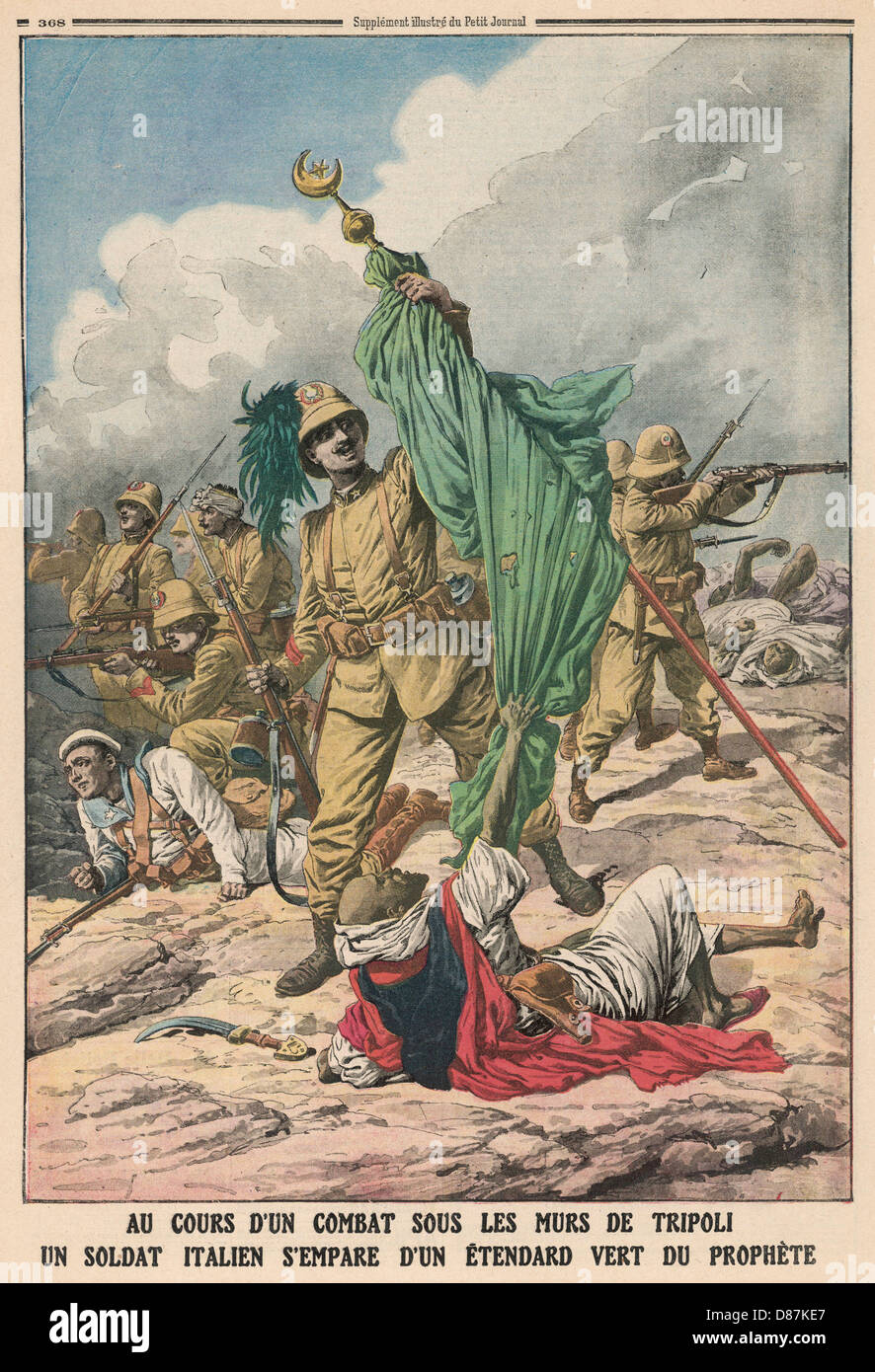 TRIPOLITANIA GUERRA 1911 Foto Stock