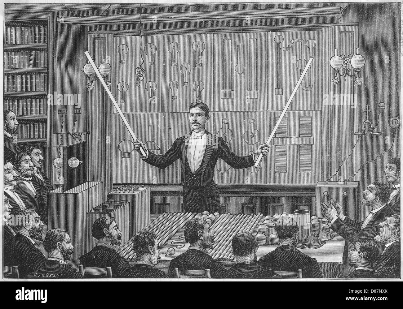 Nikola Tesla Foto Stock