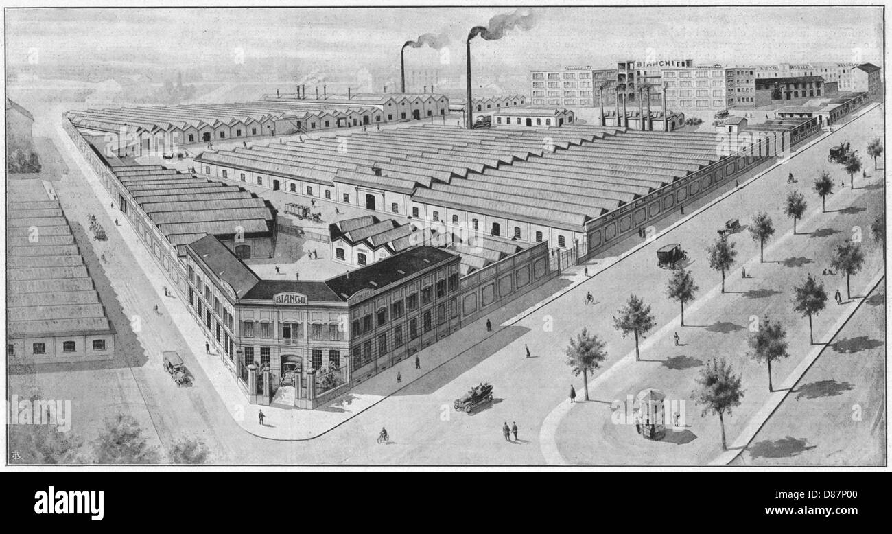 Fabbrica - Bianchi M'Cycles Foto Stock