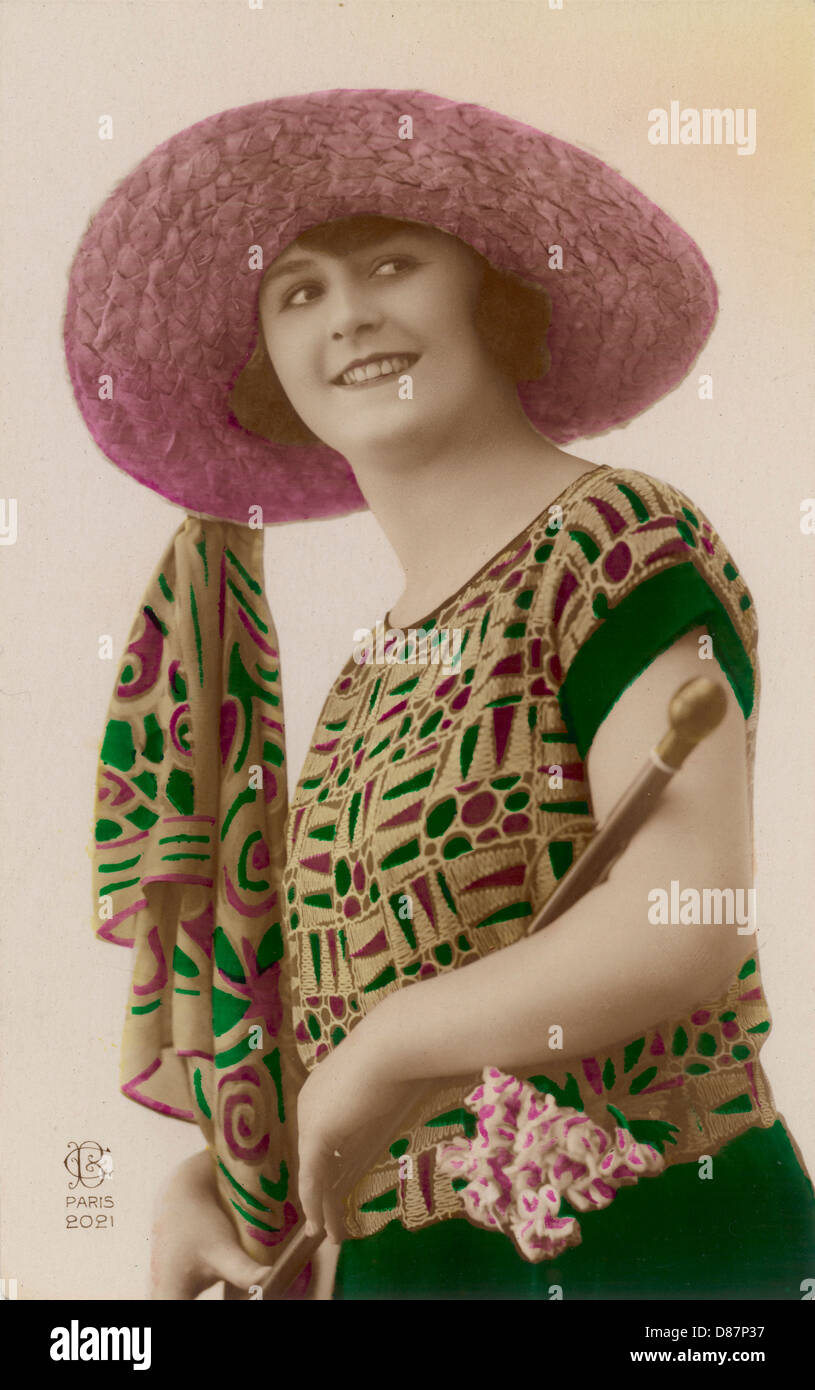 Influenza egiziana 1920s Foto Stock