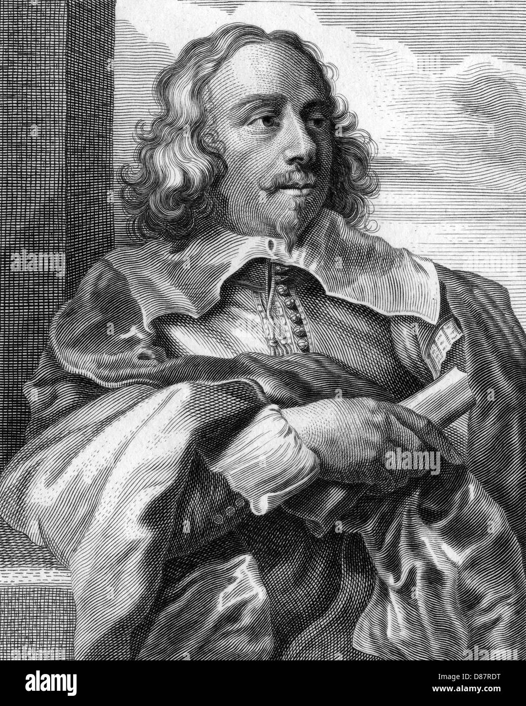 Robert van Voerst, dopo Van Dyck Foto Stock