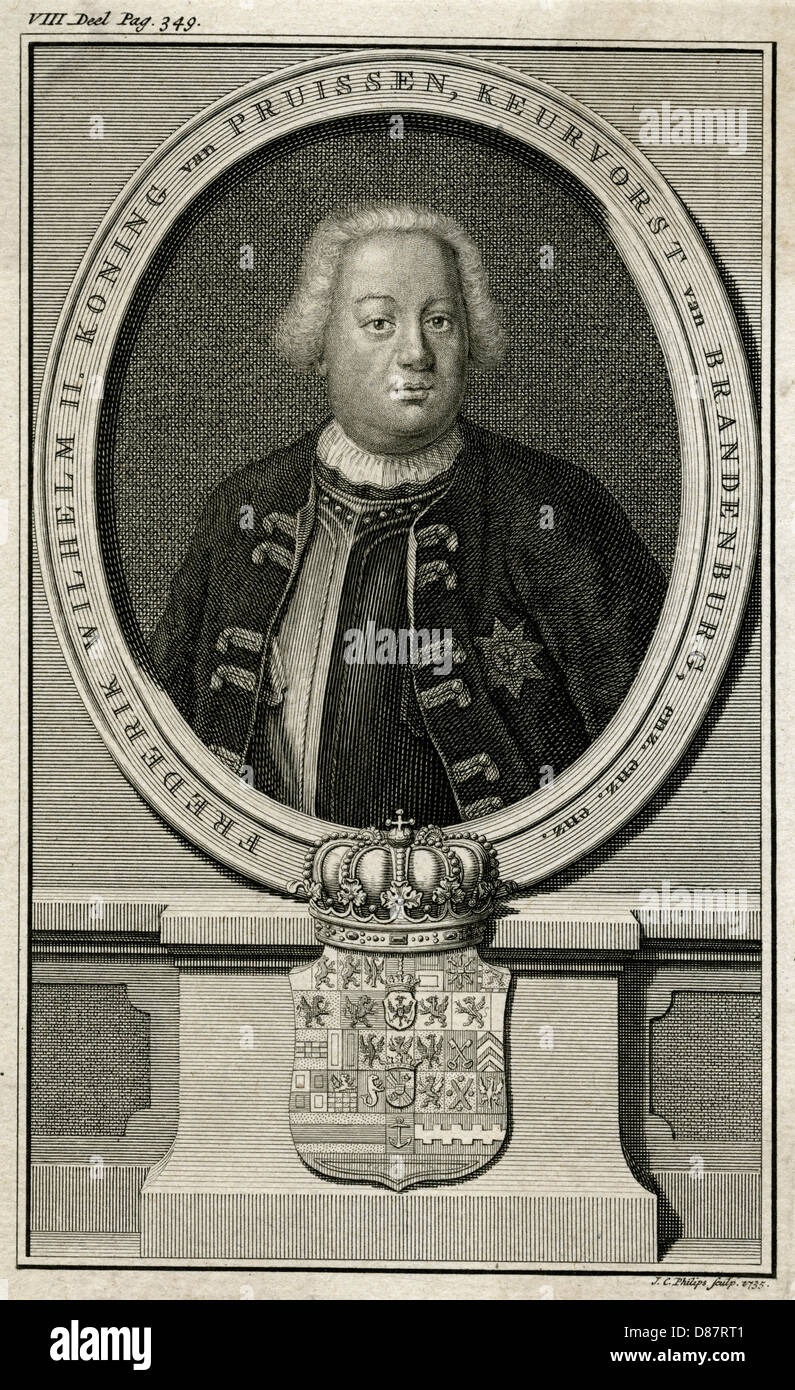 FRIEDRICH WILHELM I/1735 Foto Stock