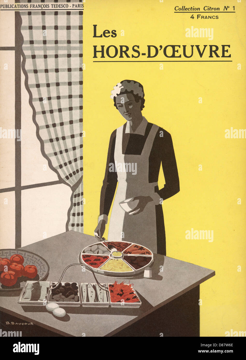 PREPARARE GLI ANTIPASTI Foto Stock