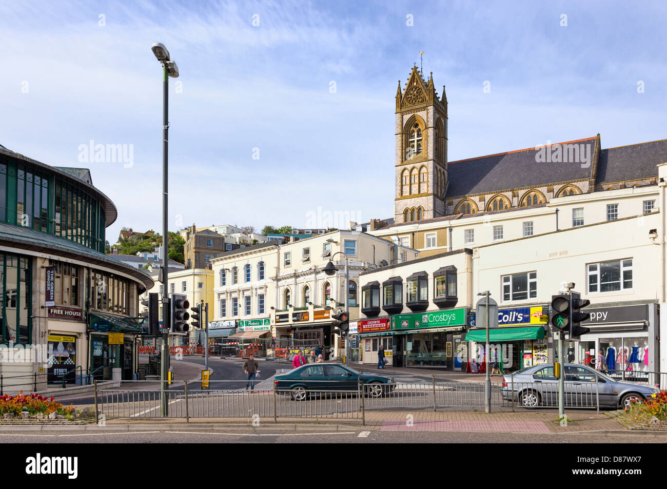 Torquay Town Center, REGNO UNITO Foto Stock