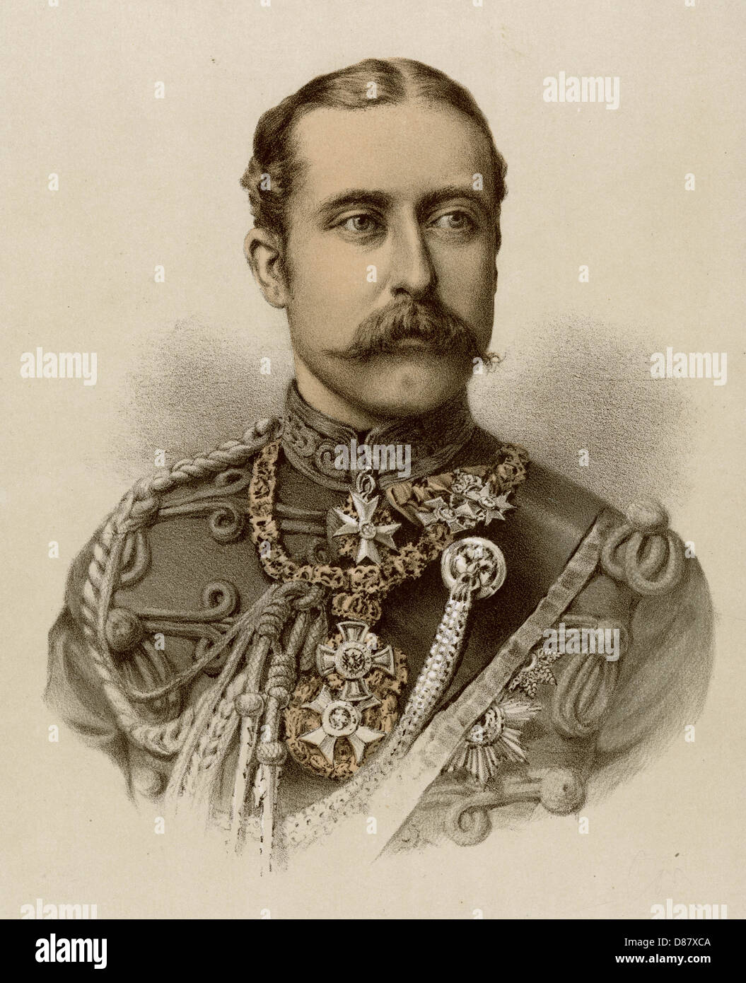Il principe Arthur, duca di Connaught Foto Stock