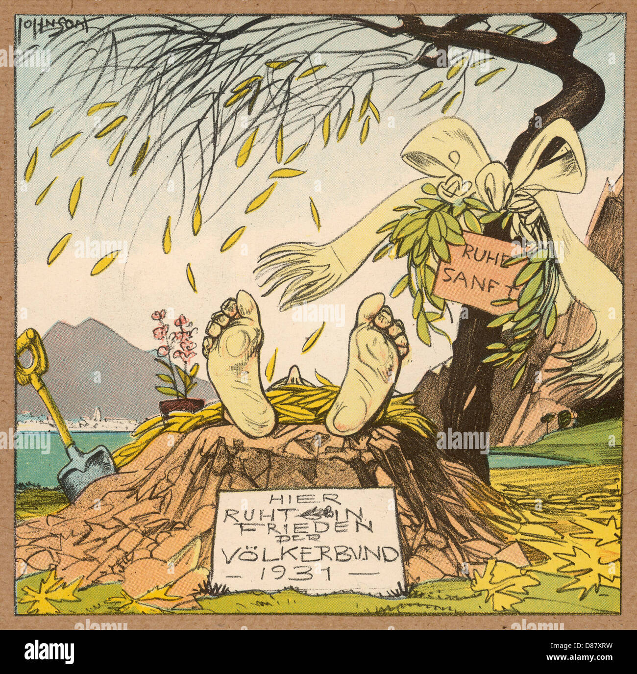 LEAGUE OF NATIONS DEAD Foto Stock