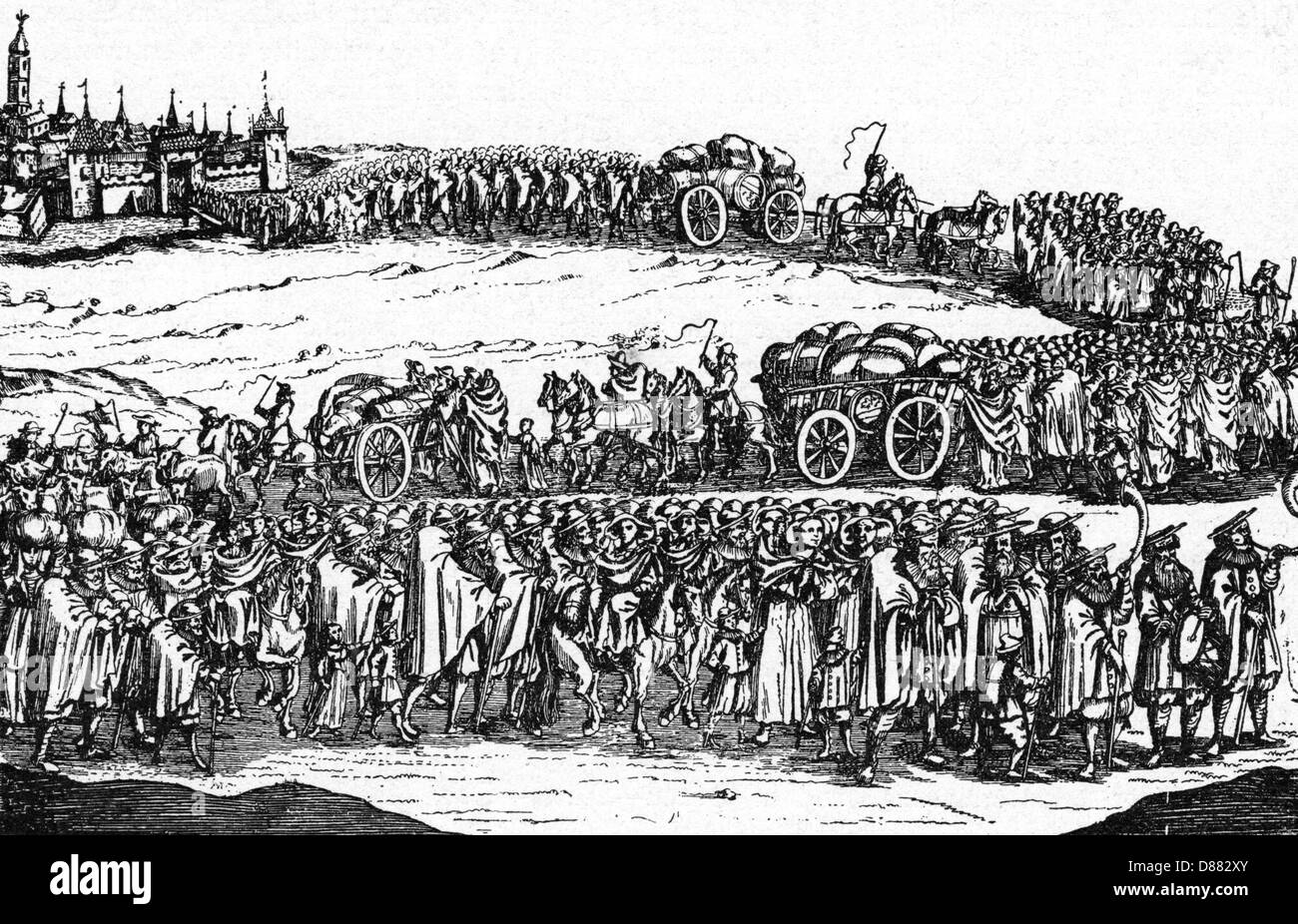 VIENNA - EBREI ESPULSI Foto Stock