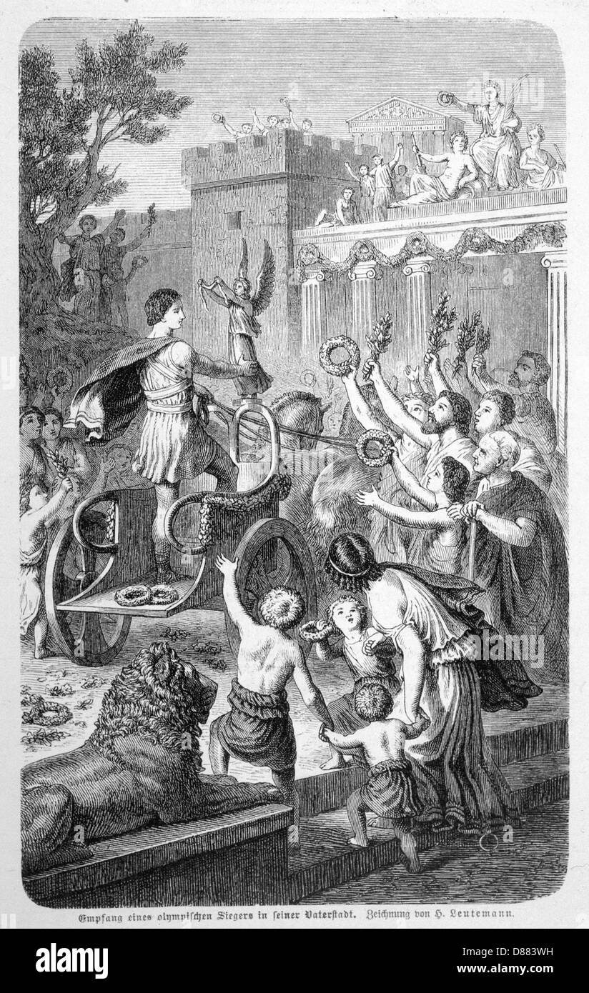 Old Olympics - Eroe - Home Foto Stock