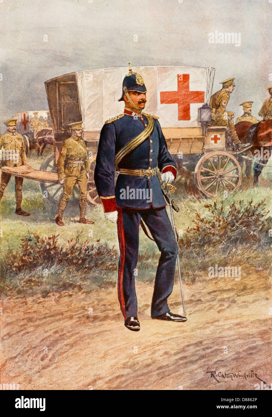 Army Medical Corps Foto Stock