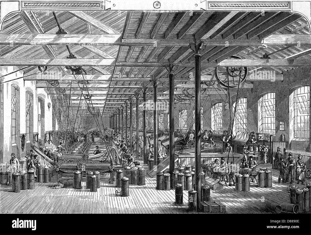 Corda che fabbrica Foto Stock