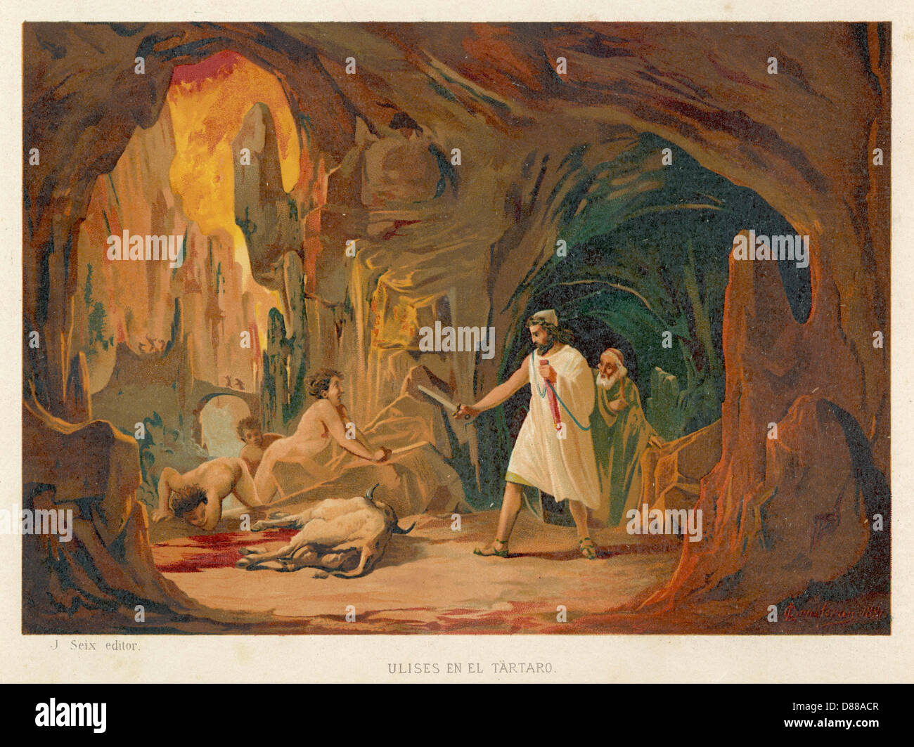 Odisseo Tiresia Foto Stock