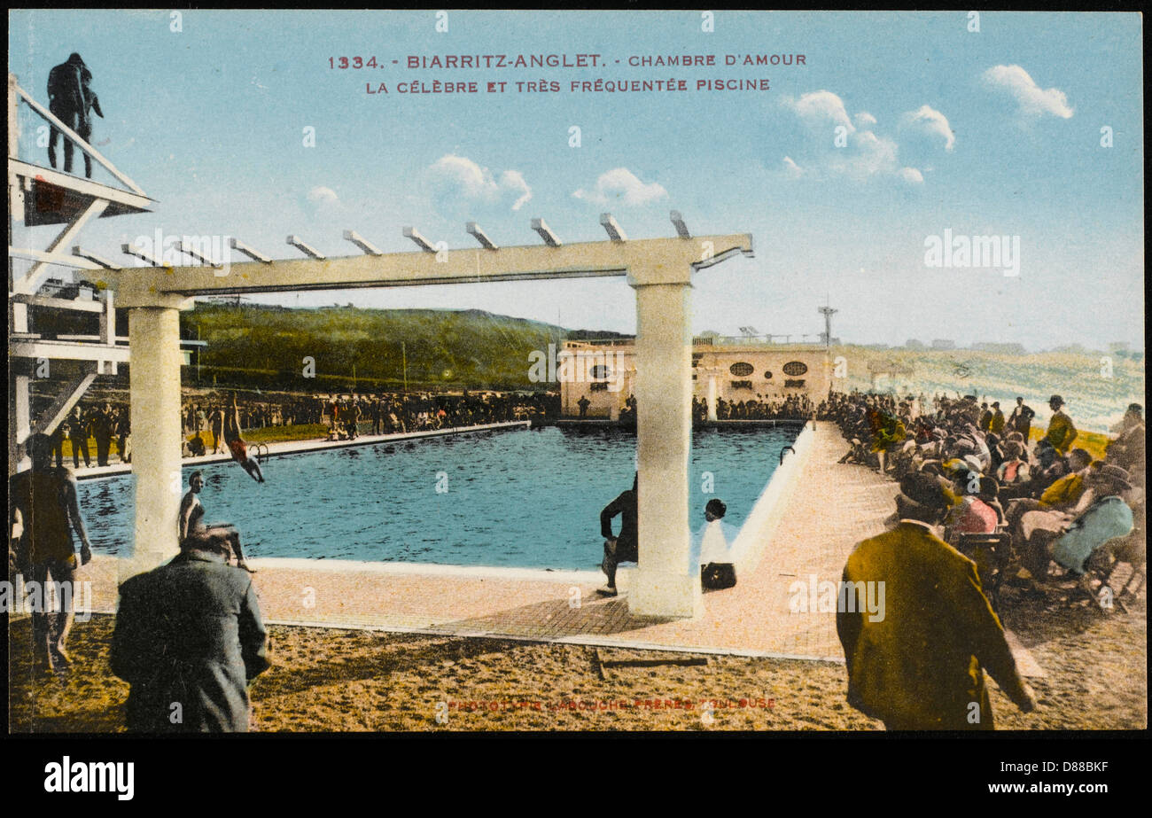 BIARRITZ/PISCINA Foto Stock
