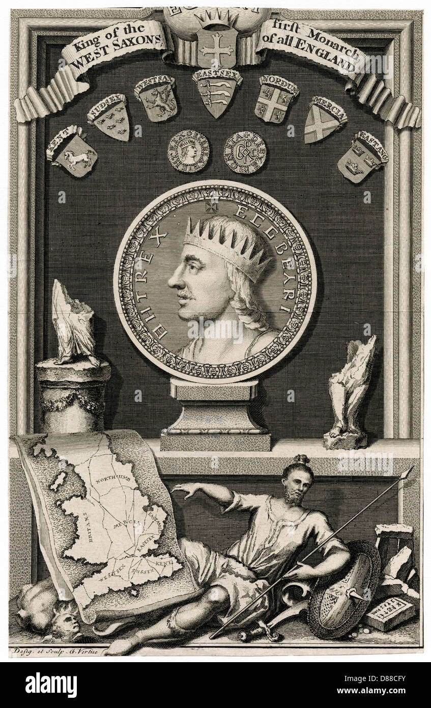 RE EGBERT Foto Stock