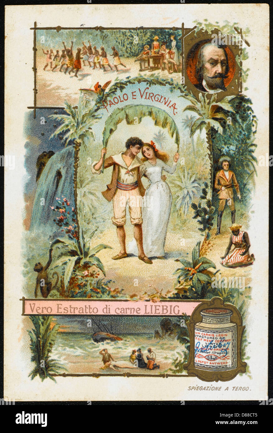 Paul et Virginie Foto Stock