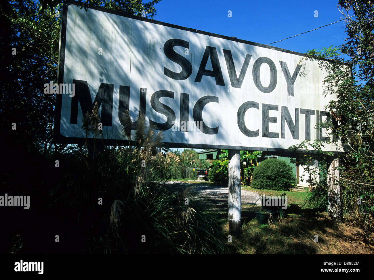 Elk283-3962 Louisiana Cajun Country, Eunice, Savoy Music Center Foto Stock