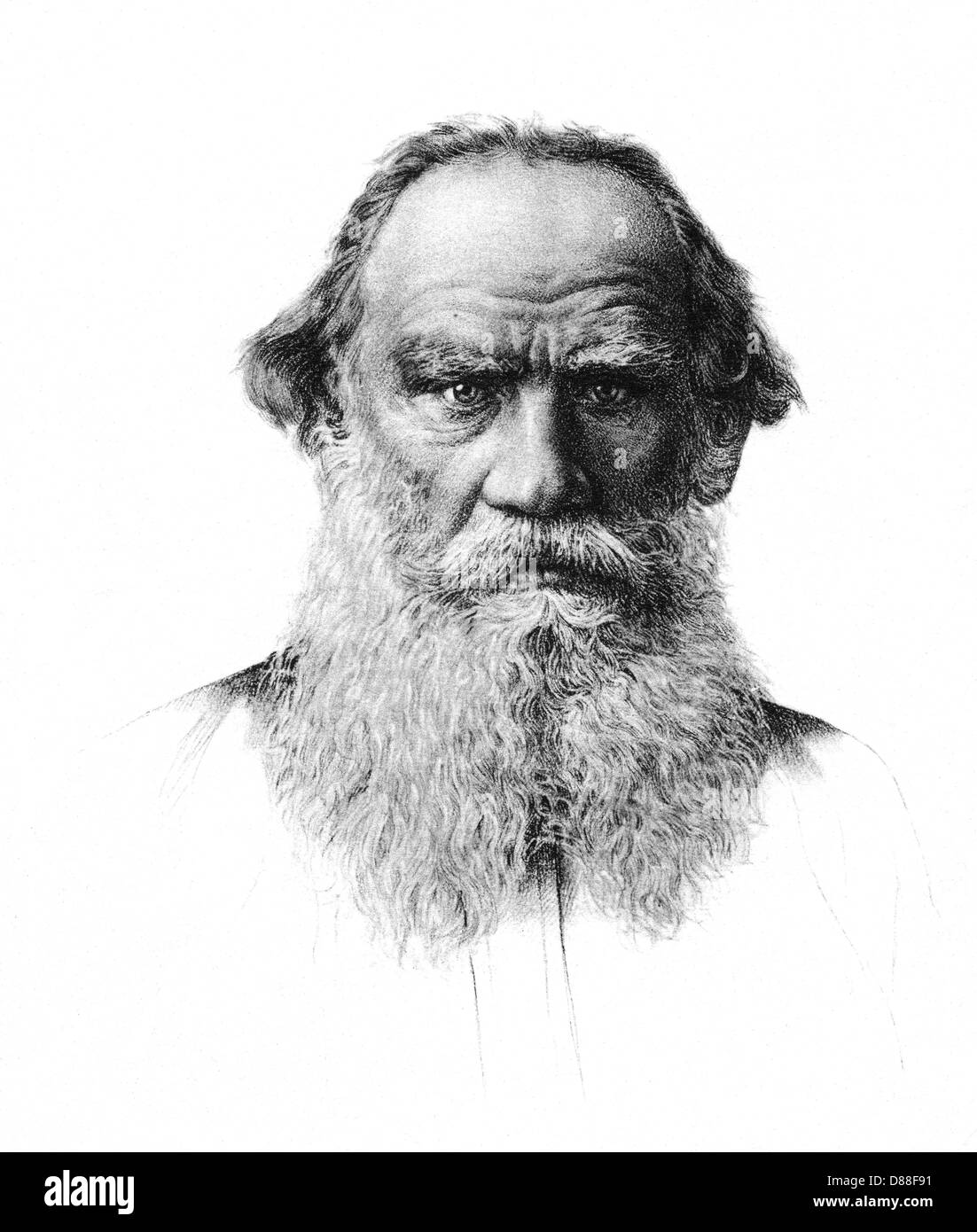 Leo Tolstoy Foto Stock