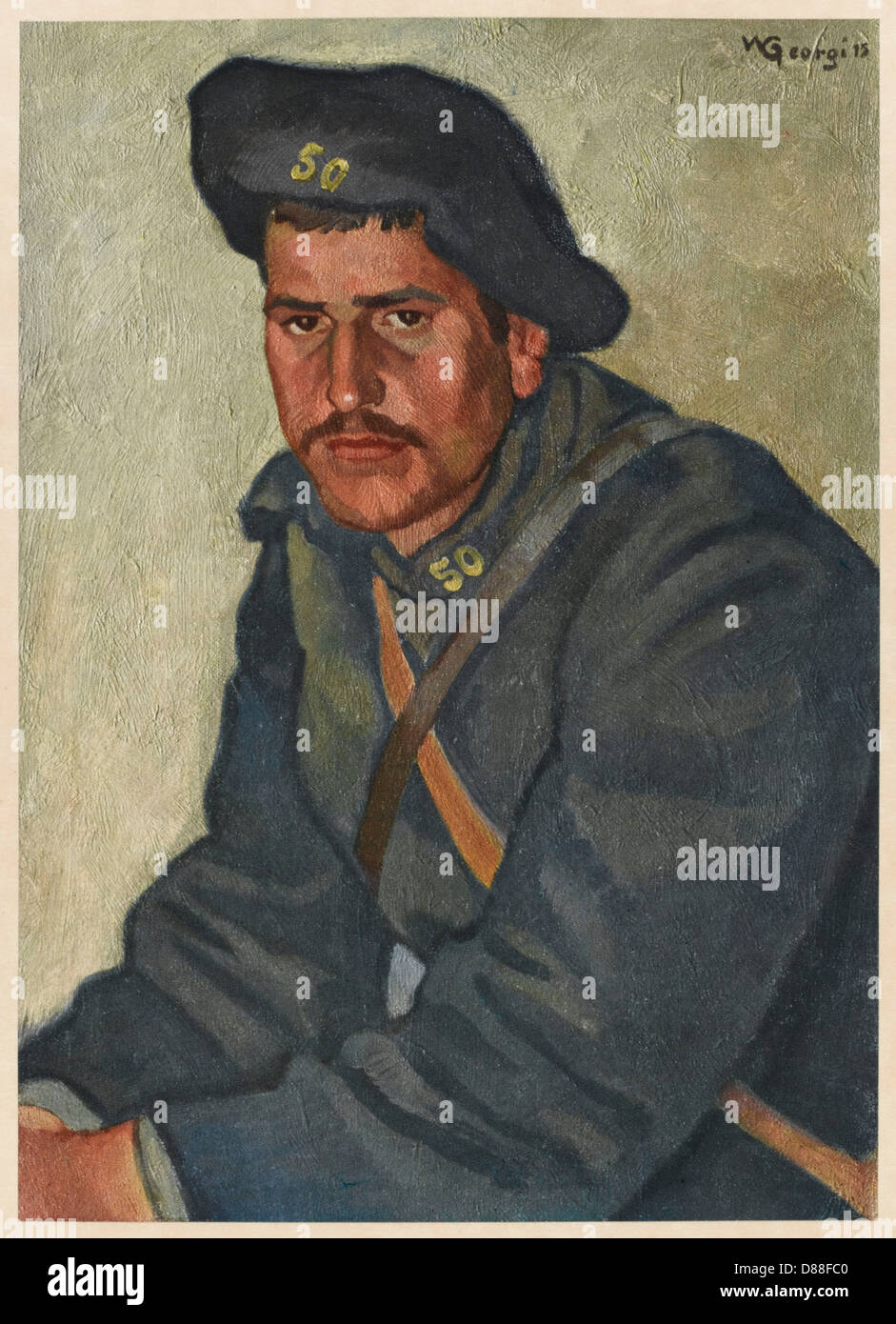 CHASSEUR ALPINO FRANCESE Foto Stock