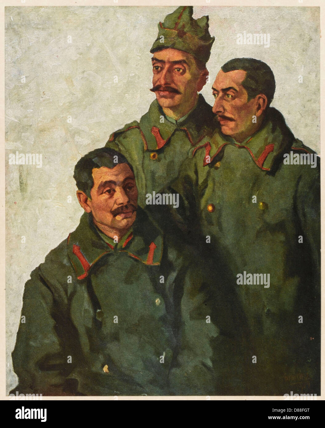 WW1 TRUPPE EBREE ROMENE Foto Stock