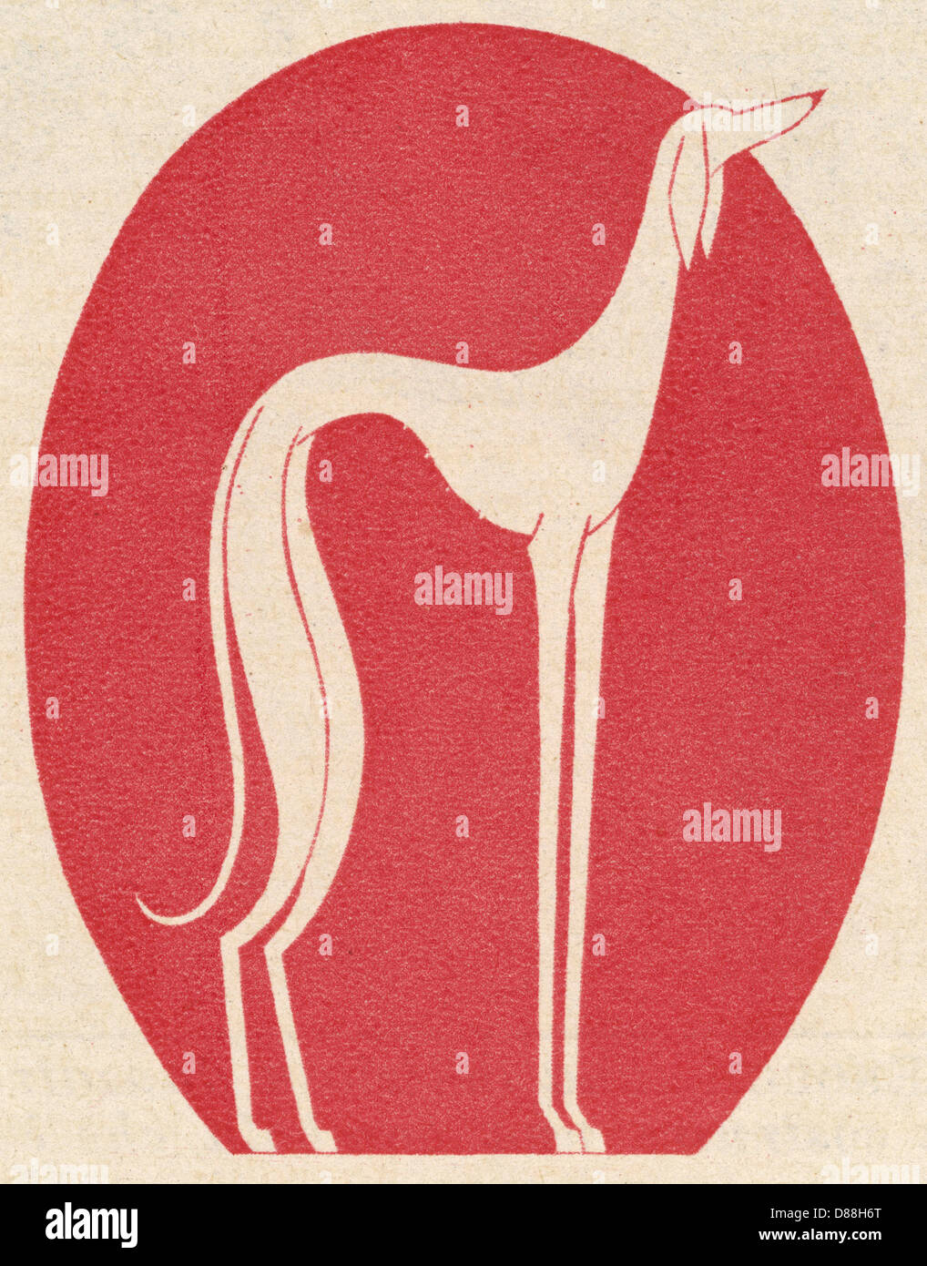 Fantasy saluki cane 1928 Foto Stock