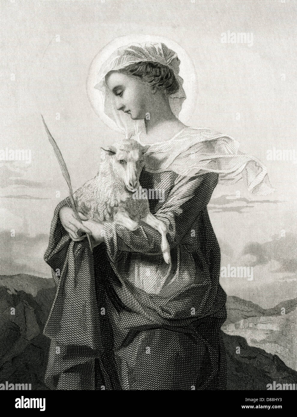 SAINT AGNES Foto Stock