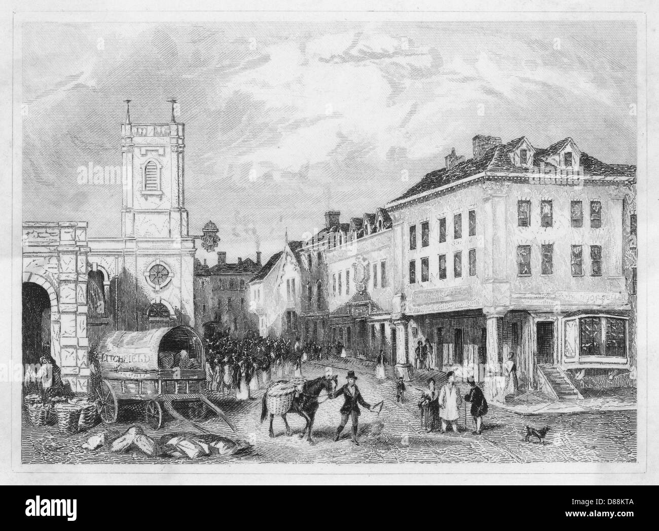 SAMUEL JOHNSON/LICHFIELD Foto Stock