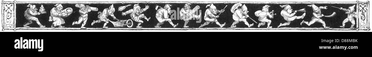 GNOMES TEDESCO Foto Stock