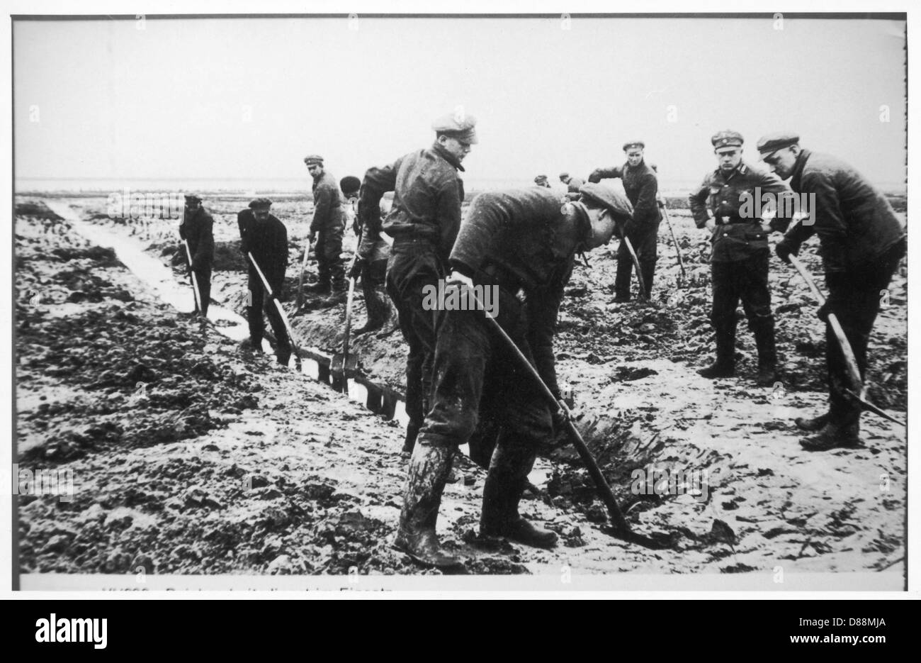 CAMPO DI LAVORO TEDESCO Foto Stock