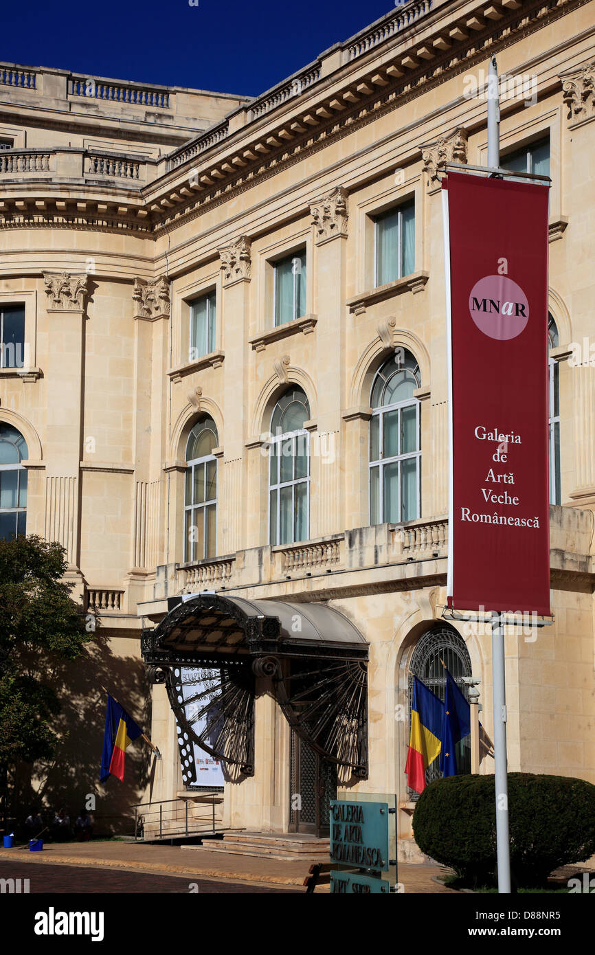 Royal Palace, Palatul Regal, oggi Galleria Nazionale di Arte Moderna, Muzeul National de Arta al Romaniei, Kunstmusum, Bucarest, Romania Foto Stock