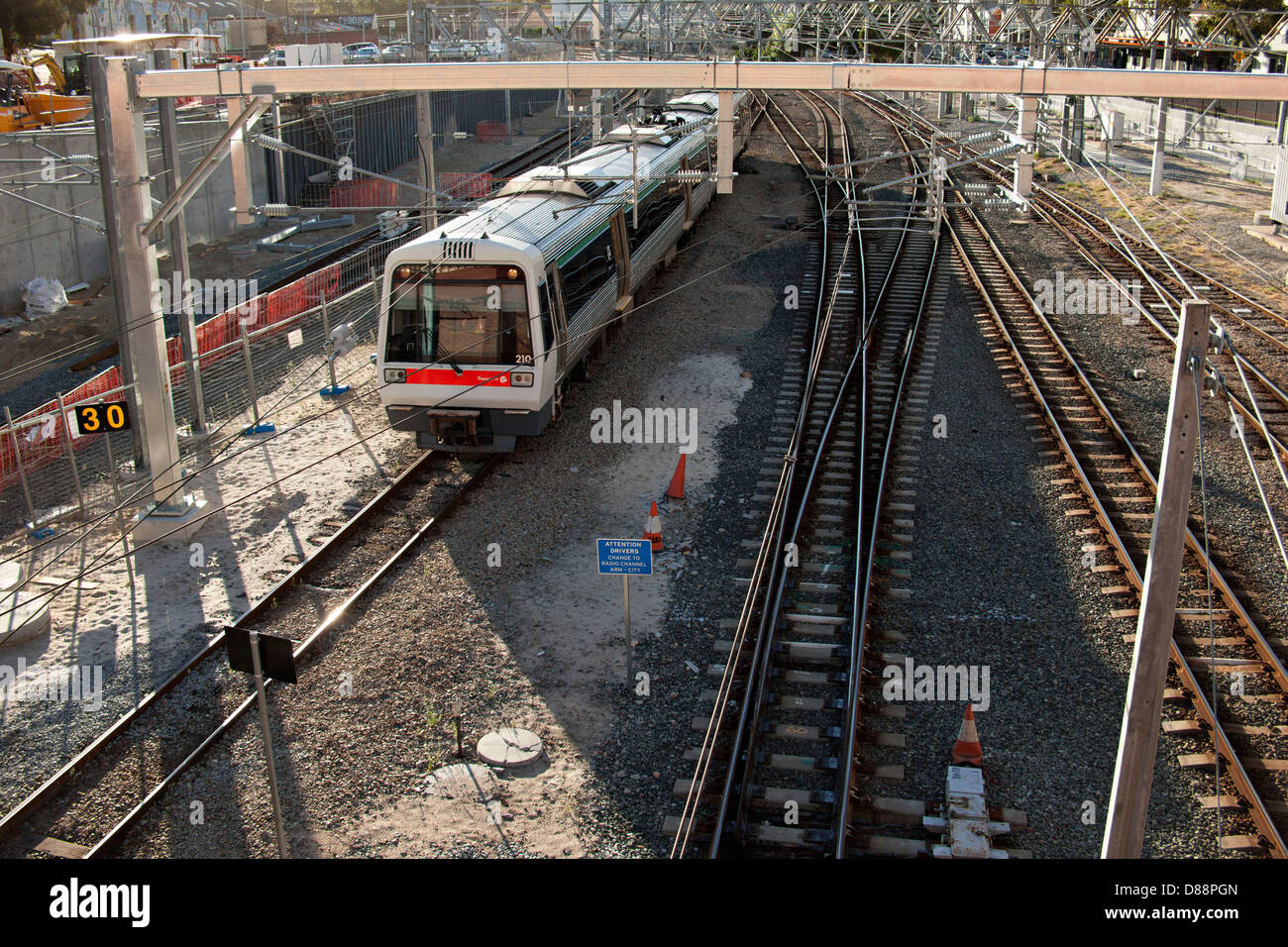 Stazione treni passeggeri, Perth, Western Australia Foto Stock