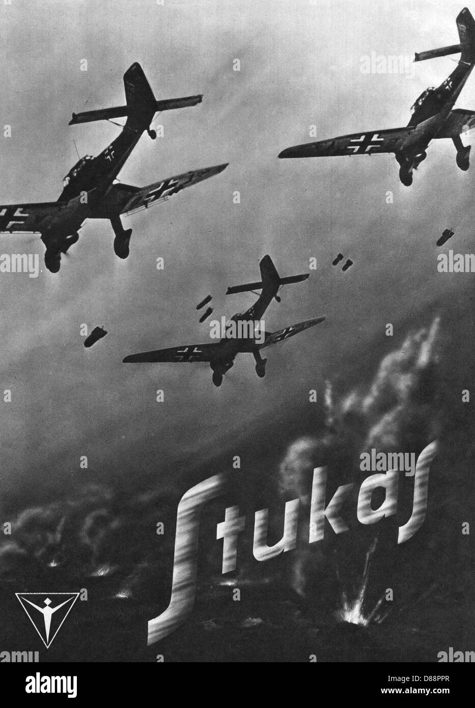 LO STUKA PUBBLICIZZÒ Foto Stock
