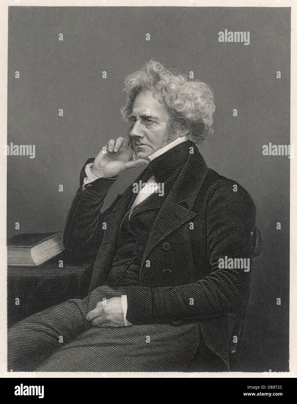 Sir John Frederick William Herschel, 1° Baronet, 1792 - 1871. Inglese  polymath, matematico, astronomo, farmacia, inventore e fotografo  sperimentale Foto stock - Alamy